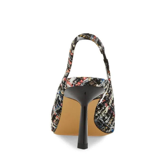 Steve Madden Kling Black Multi Womens Heels