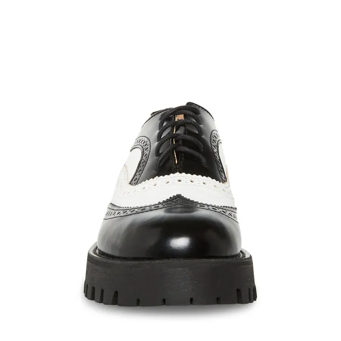 Steve Madden Lance Black Multi Womens Loafers and Flats