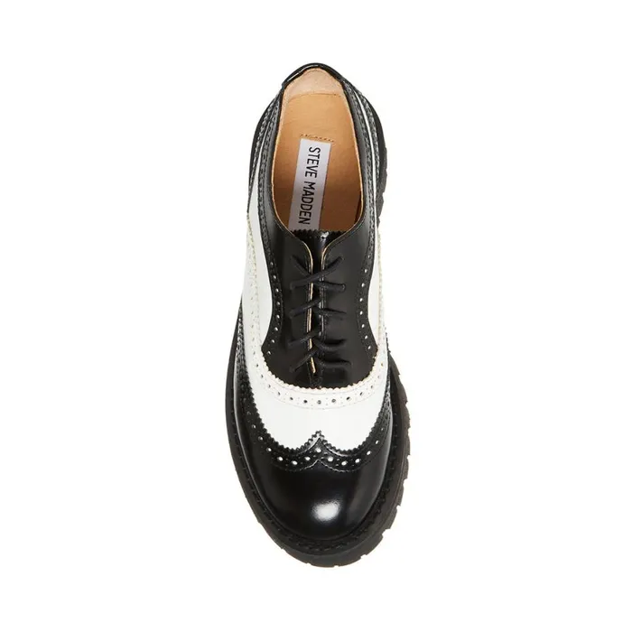 Steve Madden Lance Black Multi Womens Loafers and Flats