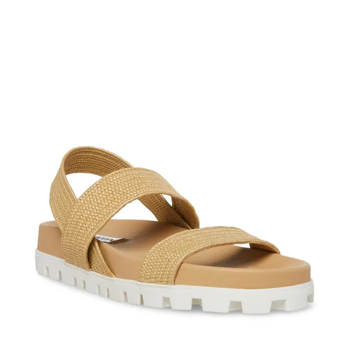 Steve Madden Landmark Raffia Womens Sandals