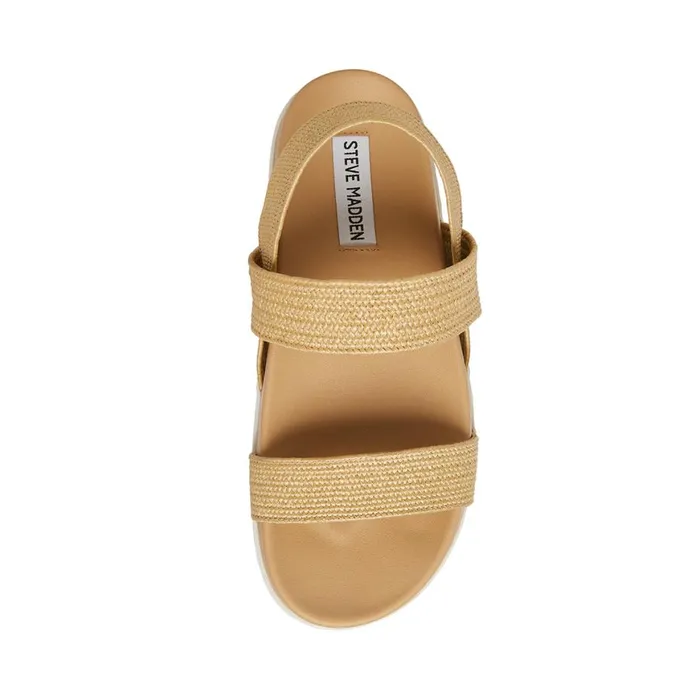Steve Madden Landmark Raffia Womens Sandals