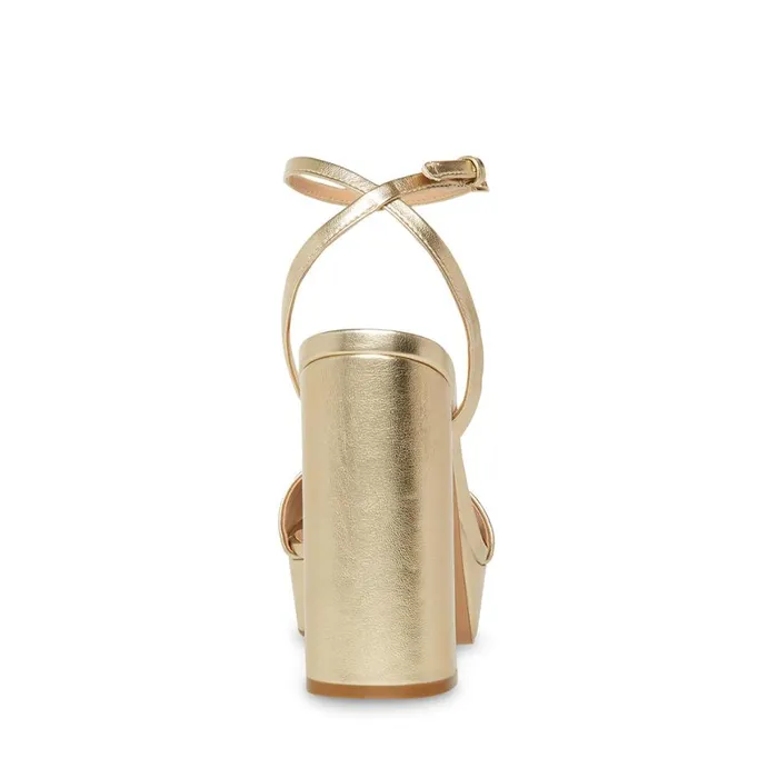 Steve Madden Lessa Champagne Womens Heels