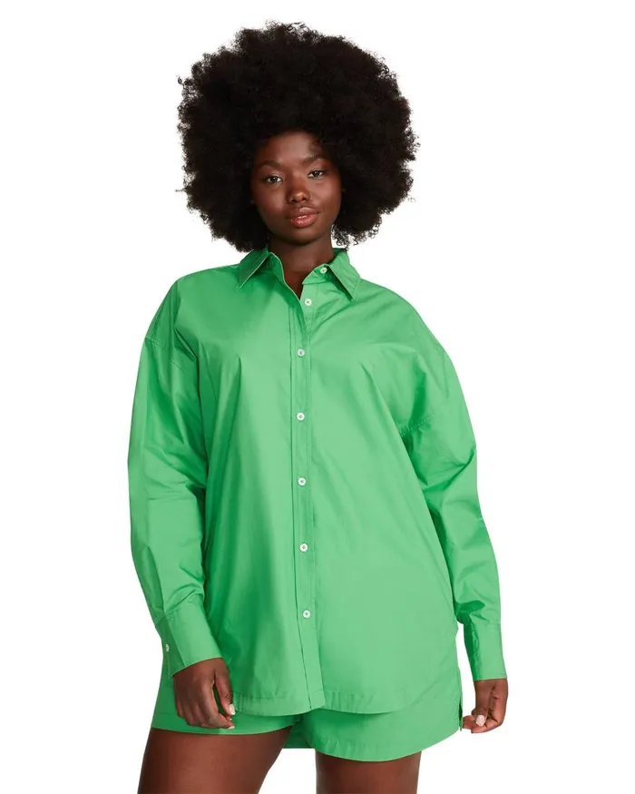 Steve Madden Poppy Top Green Womens Tops and Shirts