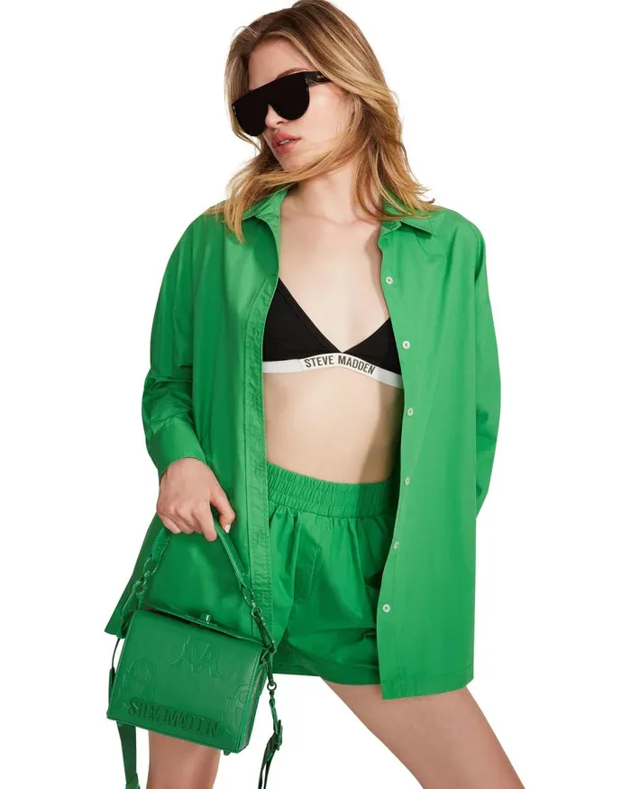 Steve Madden Poppy Top Green Womens Tops and Shirts