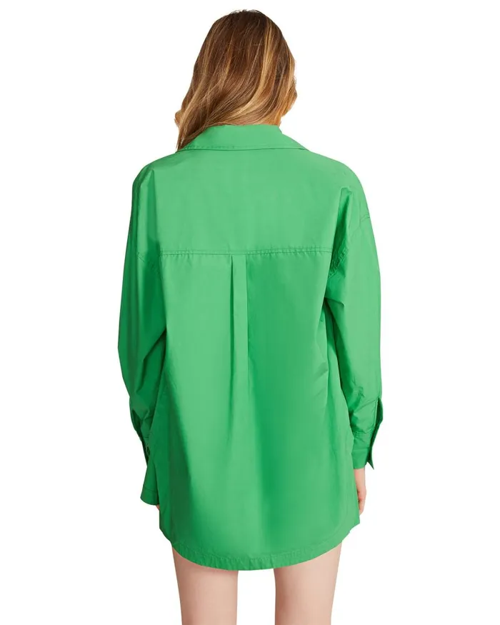 Steve Madden Poppy Top Green Womens Tops and Shirts