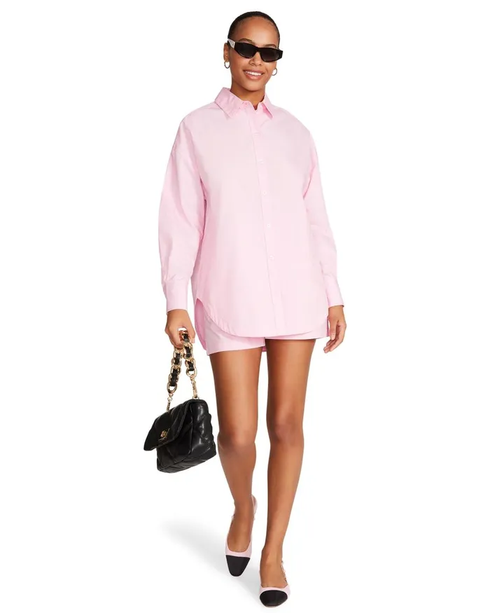 Steve Madden Poppy Top Pink Womens Tops and Shirts