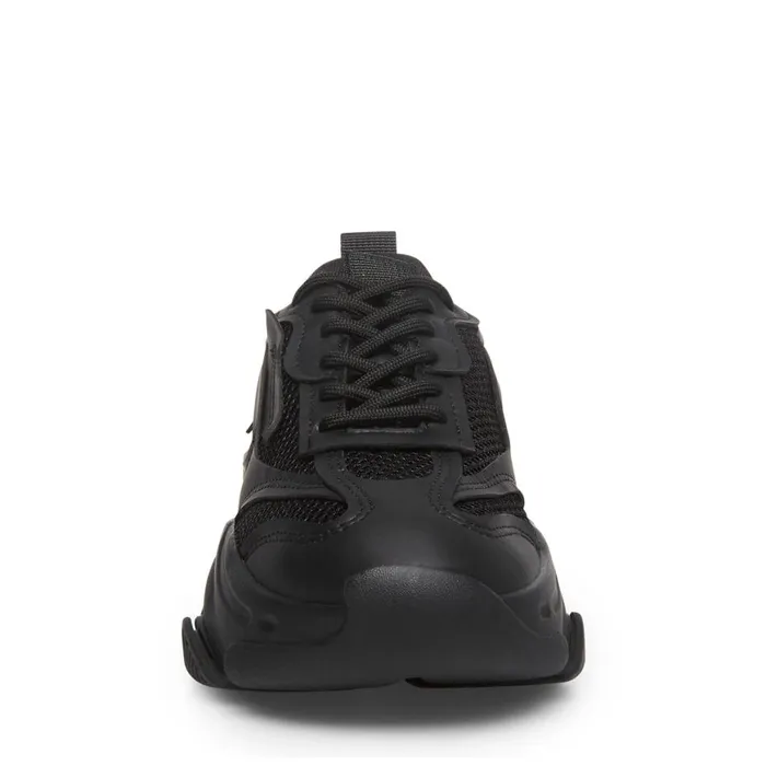 Steve Madden Possession Black Womens Sneakers