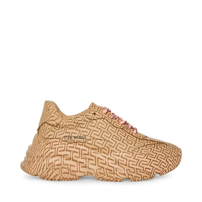 Steve Madden Possession Brown Multi Womens Sneakers