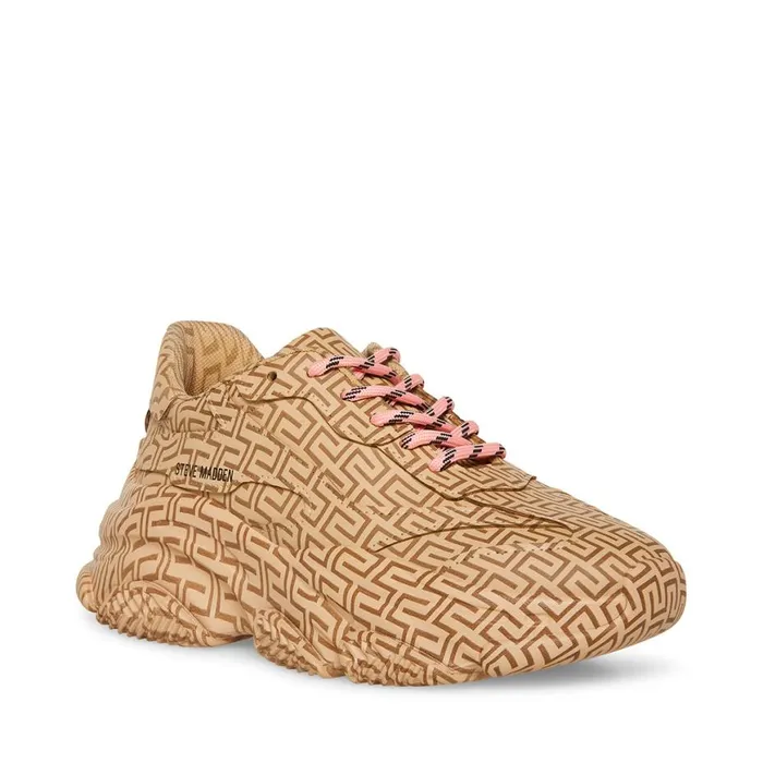 Steve Madden Possession Brown Multi Womens Sneakers