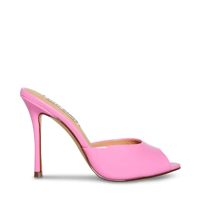 Steve Madden Priya Pink Patent Womens Heels