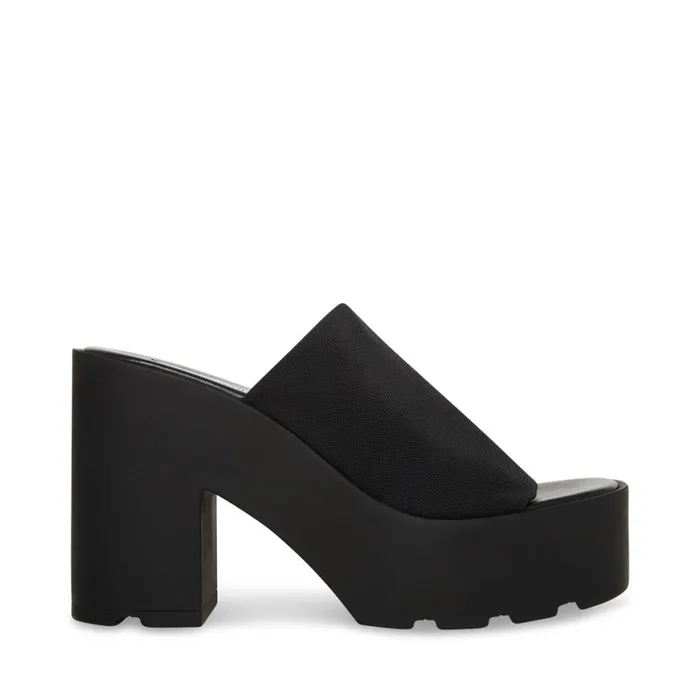 Steve Madden Sami Black Womens Sandals
