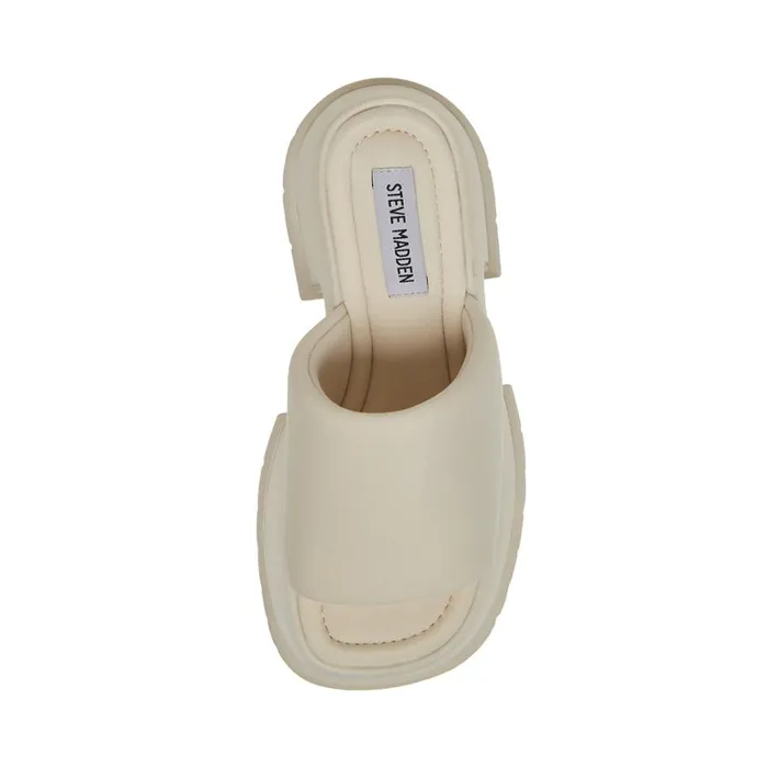 Steve Madden Shelly White Womens Sandals