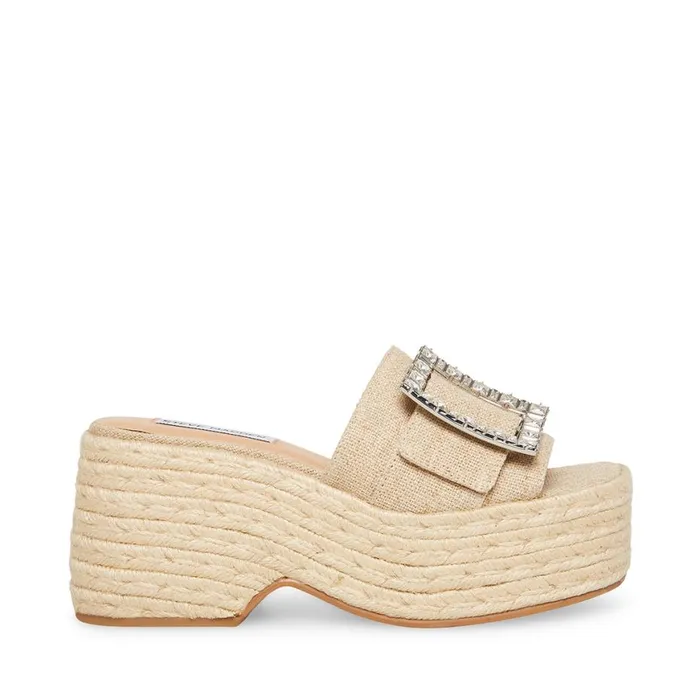 Steve Madden Solana Natural Womens Sandals