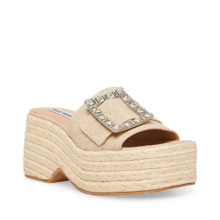 Steve Madden Solana Natural Womens Sandals