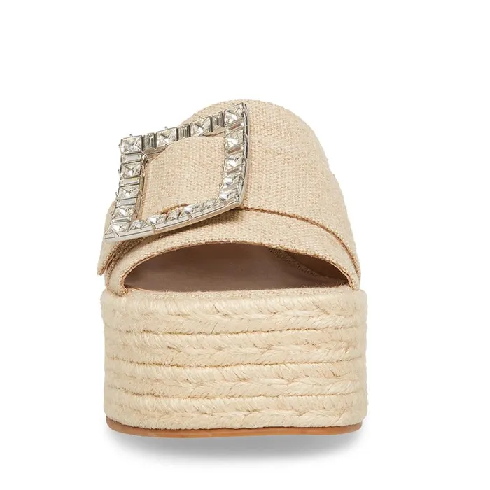 Steve Madden Solana Natural Womens Sandals