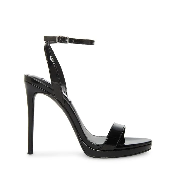 Steve Madden Wafer Black Patent Womens Heels