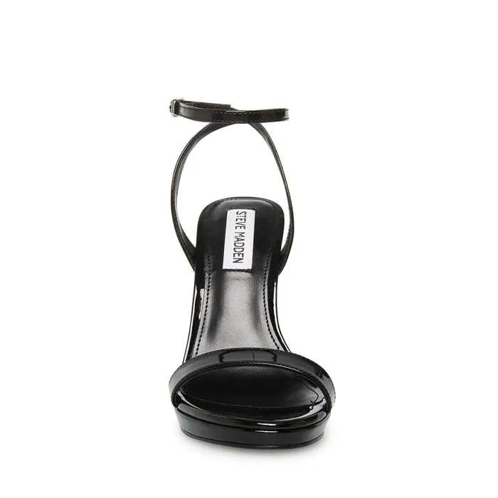 Steve Madden Wafer Black Patent Womens Heels