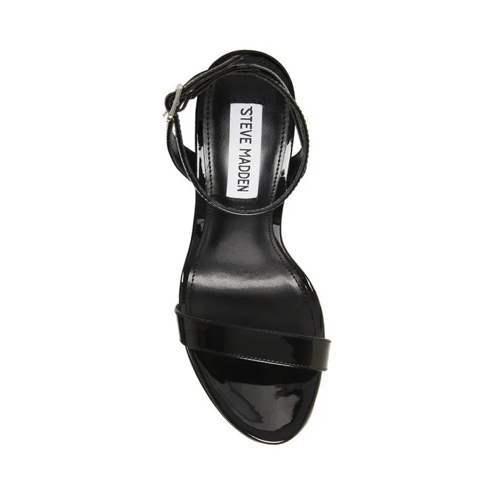 Steve Madden Wafer Black Patent Womens Heels