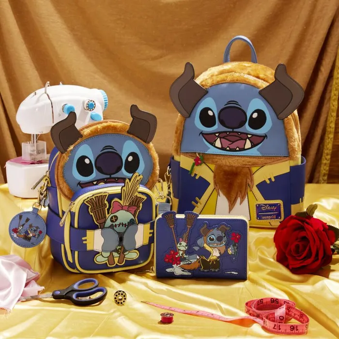 Stitch In Beast Costume Exclusive Crossbuddies Cosplay Crossbody Bag With Coin Bag Unisex Loungefly Bags and Wallets Stitch In Beast Costume Exclusive Crossbuddies Cosplay Crossbody Bag With Coin Bag Unisex Loungefly Bags and Wallets