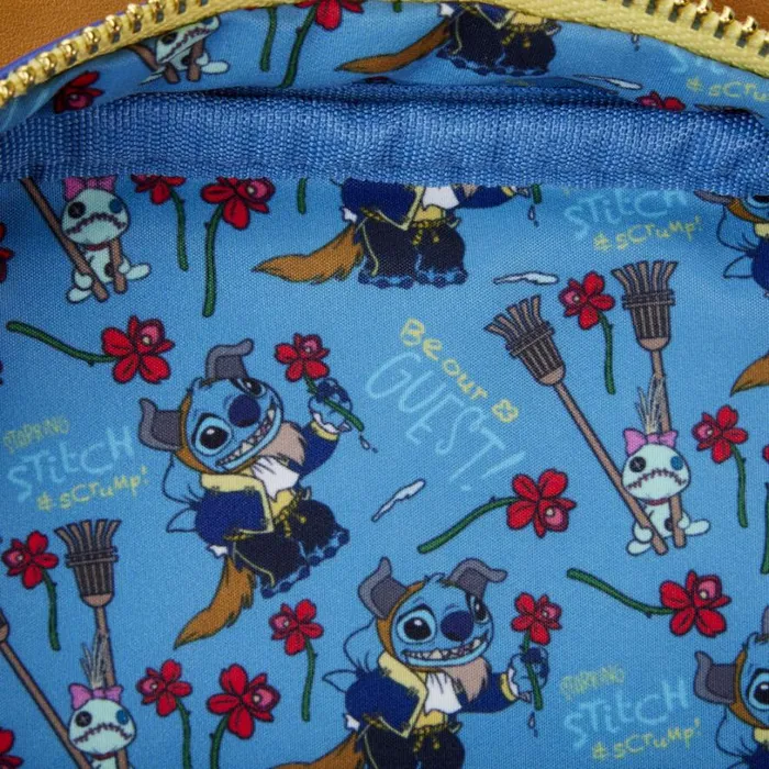 Stitch In Beast Costume Exclusive Crossbuddies Cosplay Crossbody Bag With Coin Bag Unisex Loungefly Bags and Wallets Stitch In Beast Costume Exclusive Crossbuddies Cosplay Crossbody Bag With Coin Bag Unisex Loungefly Bags and Wallets