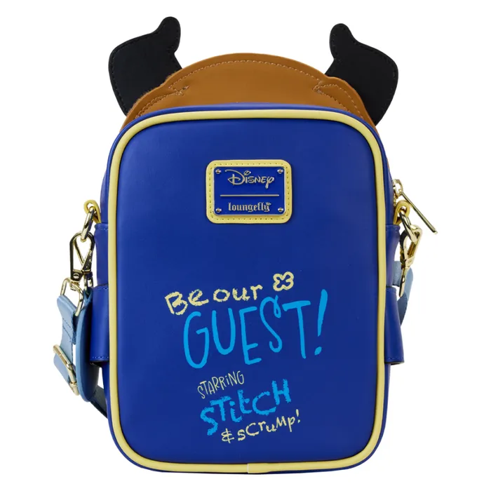 Stitch In Beast Costume Exclusive Crossbuddies Cosplay Crossbody Bag With Coin Bag Unisex Loungefly Bags and Wallets Stitch In Beast Costume Exclusive Crossbuddies Cosplay Crossbody Bag With Coin Bag Unisex Loungefly Bags and Wallets