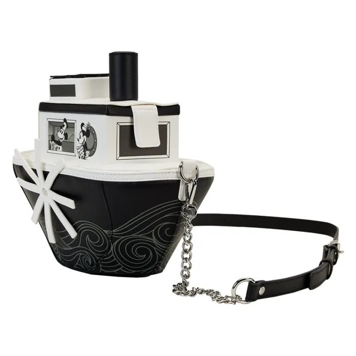 Stitch Shoppe Exclusive Steamboat Willie Figural Crossbody Bag Unisex Loungefly Crossbody Bags Stitch Shoppe Exclusive Steamboat Willie Figural Crossbody Bag Unisex Loungefly Crossbody Bags