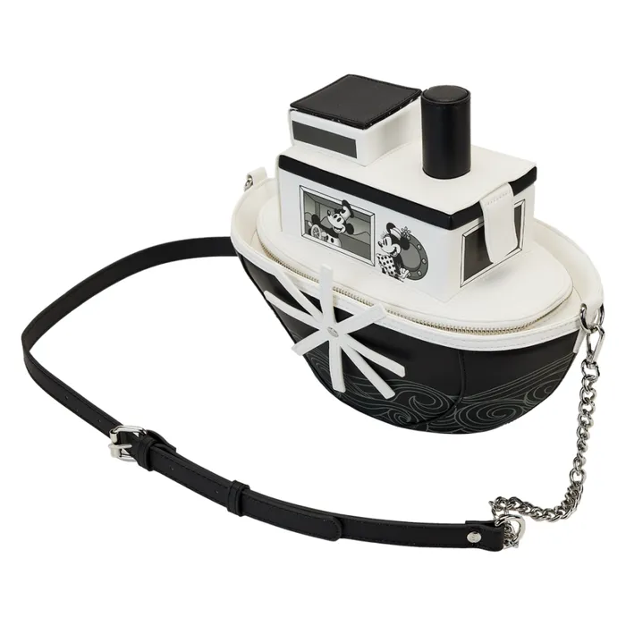 Stitch Shoppe Exclusive Steamboat Willie Figural Crossbody Bag Unisex Loungefly Crossbody Bags Stitch Shoppe Exclusive Steamboat Willie Figural Crossbody Bag Unisex Loungefly Crossbody Bags
