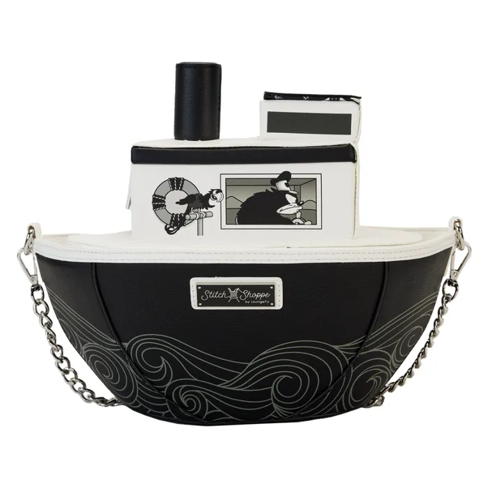 Stitch Shoppe Exclusive Steamboat Willie Figural Crossbody Bag Unisex Loungefly Crossbody Bags Stitch Shoppe Exclusive Steamboat Willie Figural Crossbody Bag Unisex Loungefly Crossbody Bags
