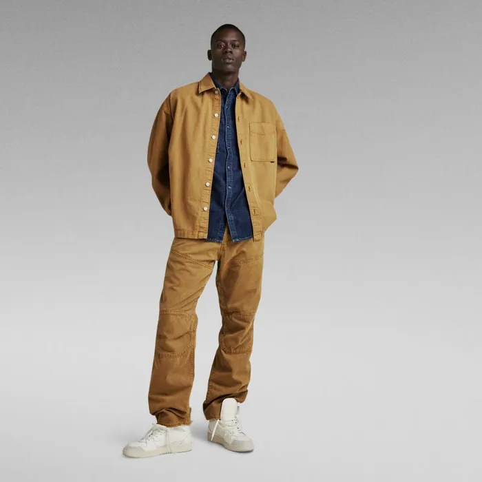 Straight Men GStar RAW 5620 GStar Elwood Regular Jeans Rainbow Tobacco Gd