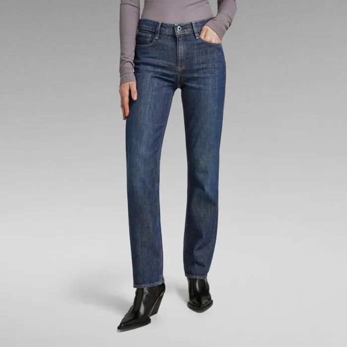 Straight Women GStar RAW Strace Straight Jeans Worn In Deep Marine