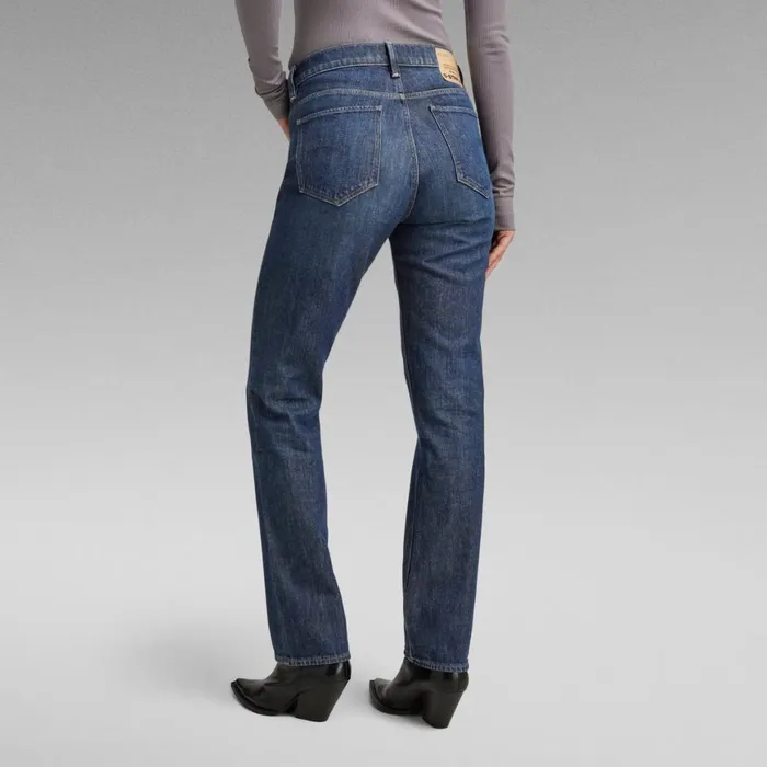 Straight Women GStar RAW Strace Straight Jeans Worn In Deep Marine