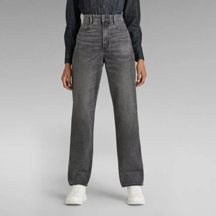 Straight Women GStar RAW Tedie Ultra High Straight Jeans Worn In Tin