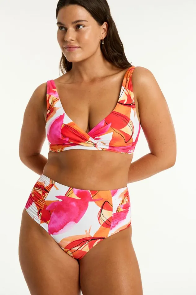 Sublime High Waist Gathered Side Pant Sublime Flame Women Sea Level Bottoms