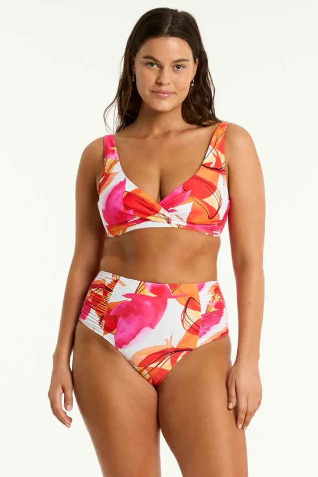 Sublime High Waist Gathered Side Pant Sublime Flame Women Sea Level Bottoms