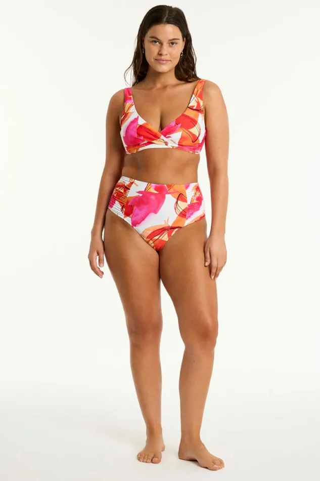Sublime High Waist Gathered Side Pant Sublime Flame Women Sea Level Bottoms