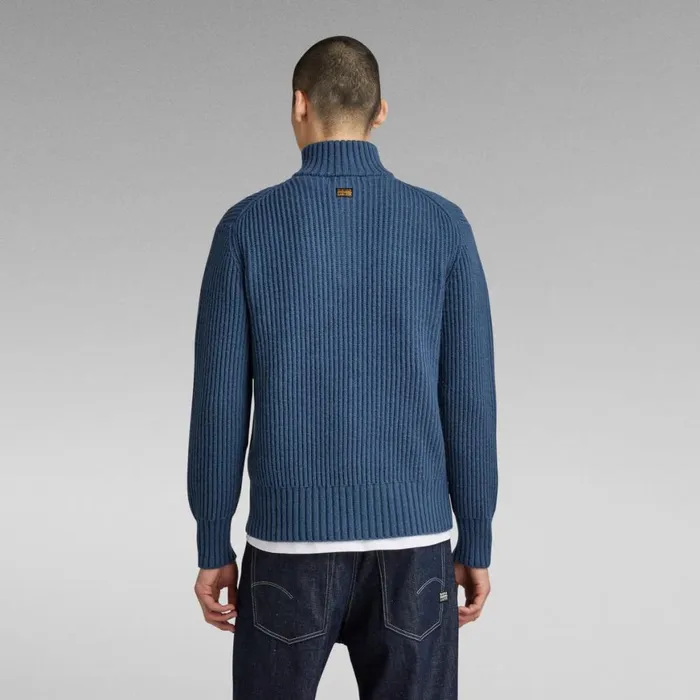 Sweaters Men GStar RAW Essential Skipper Knitted Sweater Rank Blue