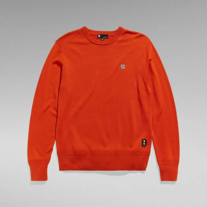 Sweaters Men GStar RAW Premium Core Knitted Sweater Rooibos Tea