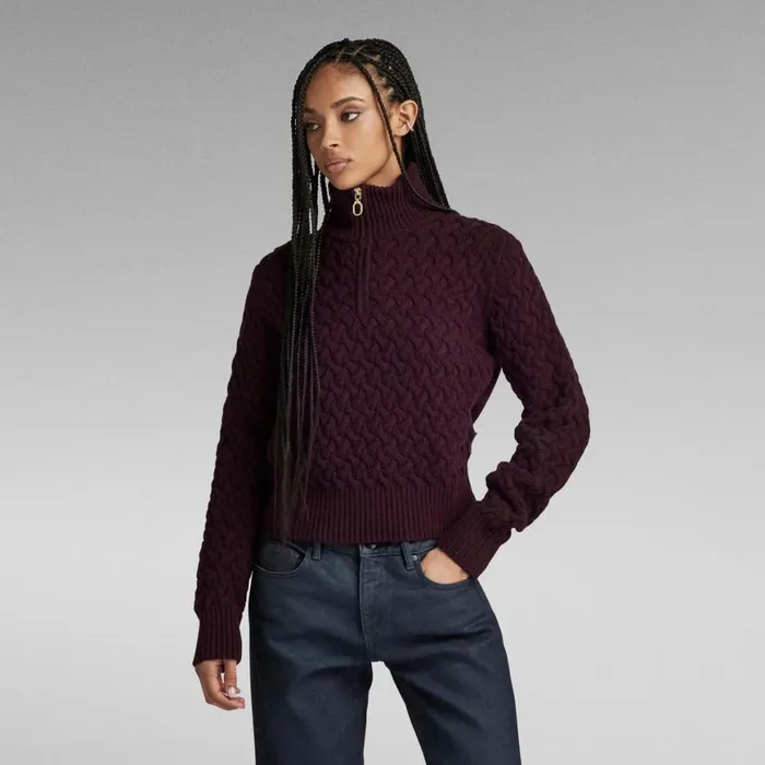 Sweaters Women GStar RAW Chunky Knitted Skipper Sweater Light Maze