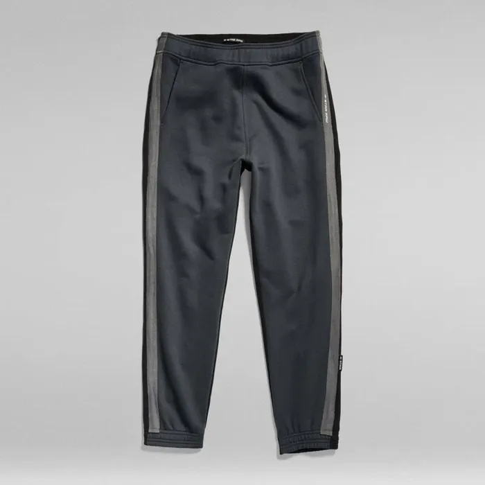Sweatpants Men GStar RAW Tape Color Block Tapered Sweat Pants Cloackdark Black