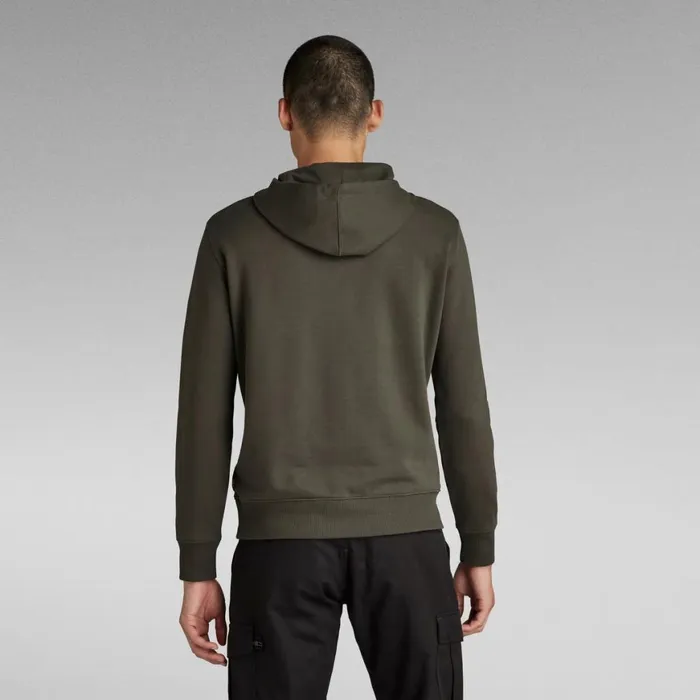 Sweatshirts and Hoodies Men GStar RAW Graphic Core Hooded Sweater Asfalt