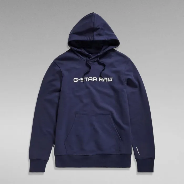 Sweatshirts and Hoodies Men GStar RAW Graphic Core Hooded Sweater Sartho Blue