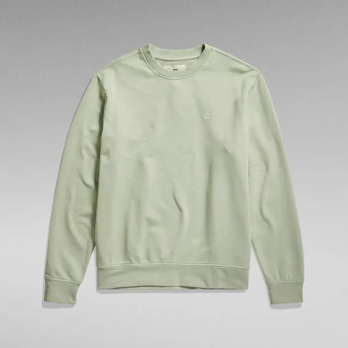 Sweatshirts and Hoodies Men GStar RAW Overdyed Regular Sweater Renaissance Cameo Green Gd