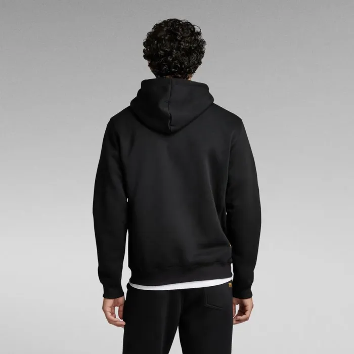 Sweatshirts and Hoodies Men GStar RAW Premium Core Hooded Sweater Dark Black