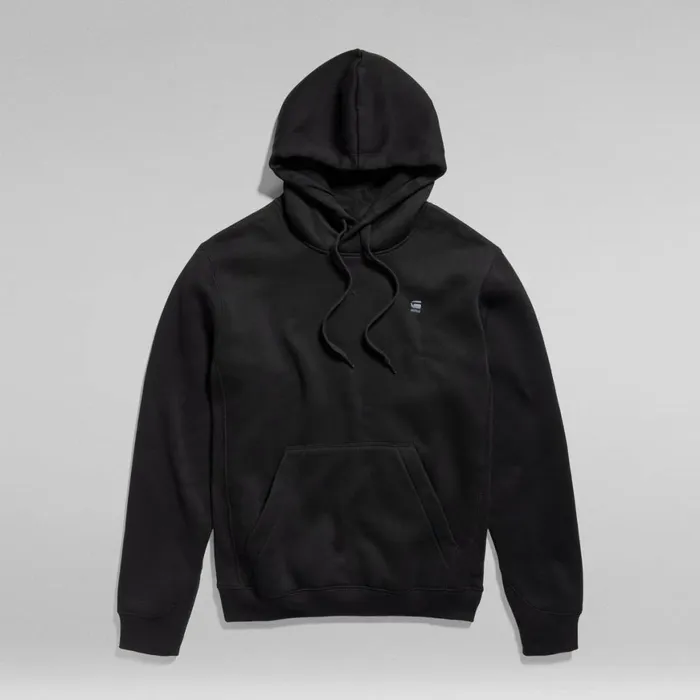 Sweatshirts and Hoodies Men GStar RAW Premium Core Hooded Sweater Dark Black