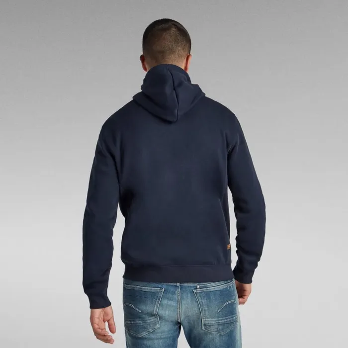Sweatshirts and Hoodies Men GStar RAW Premium Core Hooded Zip Sweater Sartho Blue