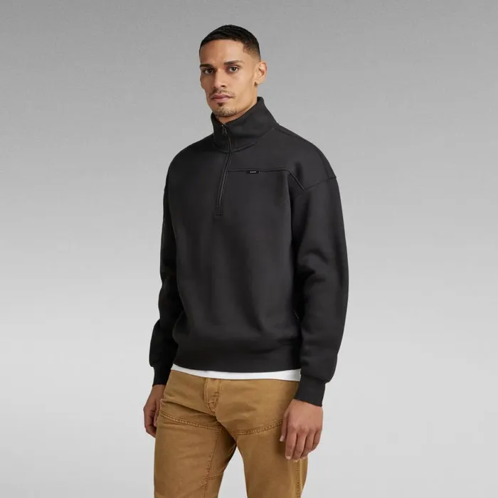 Sweatshirts and Hoodies Men GStar RAW Skipper Loose Sweater Dark Black