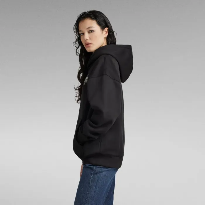 Sweatshirts and Hoodies Men GStar RAW Unisex Core Loose Hooded Sweater Dark Black