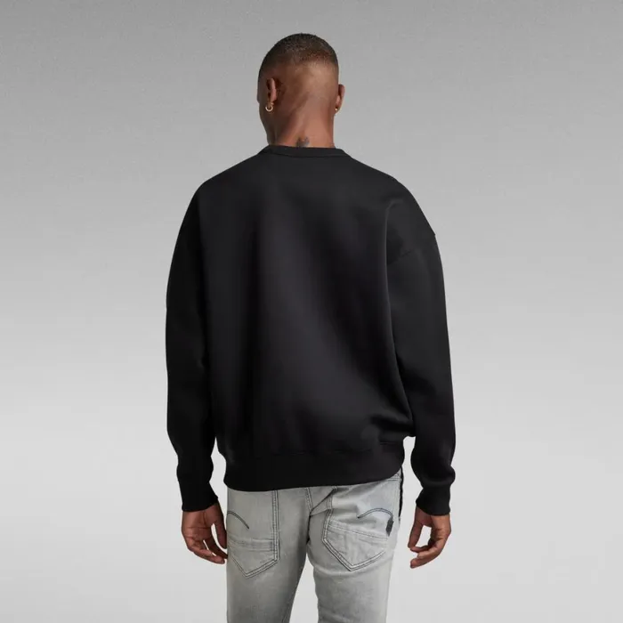 Sweatshirts and Hoodies Men GStar RAW Unisex Core Loose Sweater Dark Black