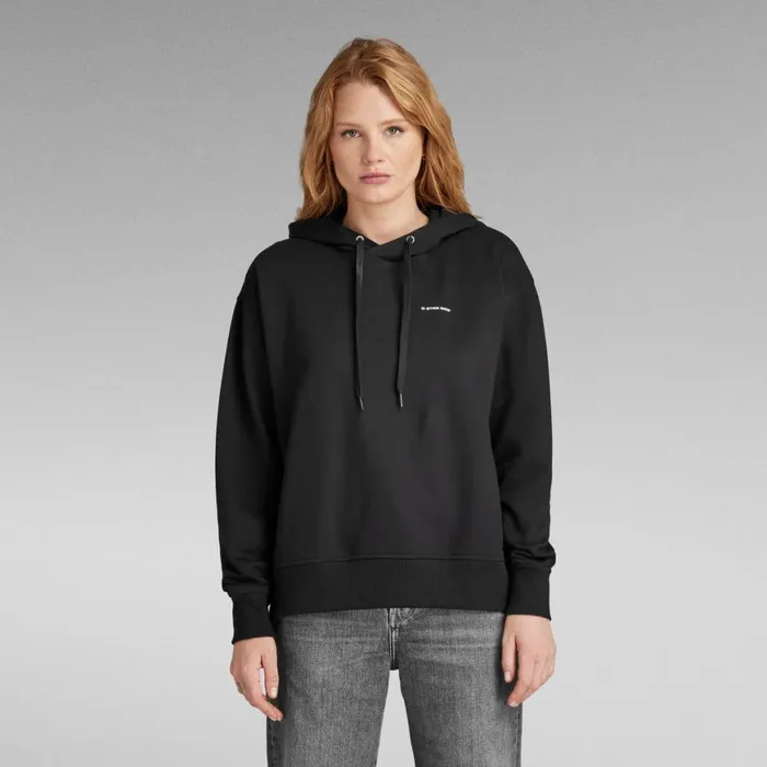 Sweatshirts and Hoodies Women GStar RAW Graphic Core Hooded Sweater Dark Black Sweatshirts and Hoodies Women GStar RAW Graphic Core Hooded Sweater Dark Black