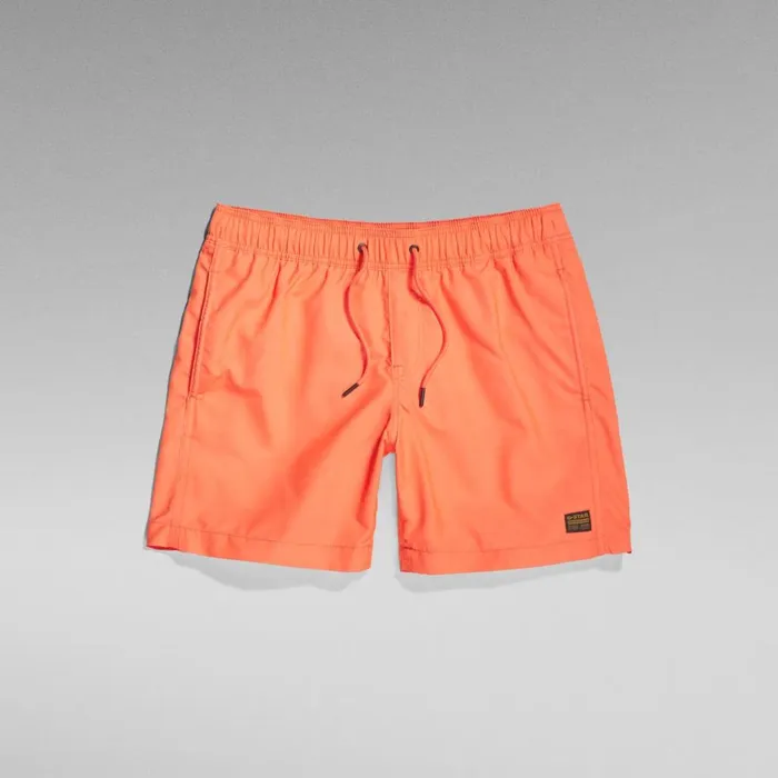 Swimwear Men GStar RAW Dirik Solid Swim Shorts Fiery Coral